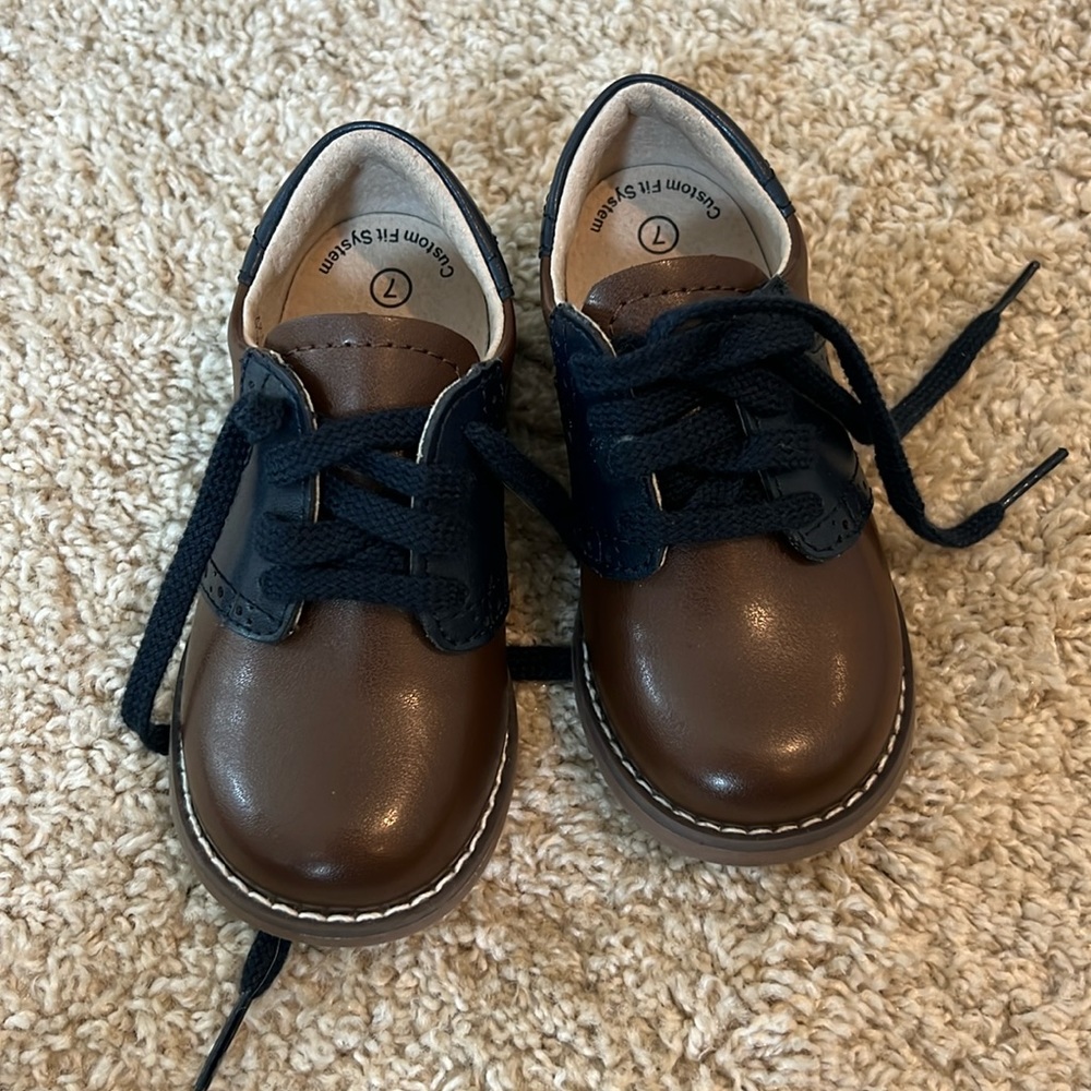 Footmates Saddle shoes brown and navy